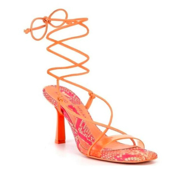 NEW ANTONIO MELANI BARDEN LACE-UP DRESS SANDALS - Picture 1 of 7